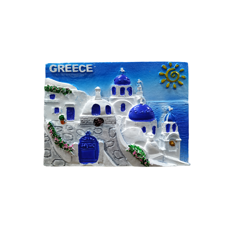 Tουριστικό μαγνητάκι Souvenir - Σετ 12pcs - Resin Magnet - Greece - 678266