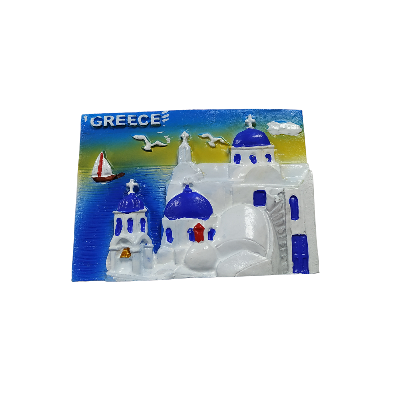 Tουριστικό μαγνητάκι Souvenir - Σετ 12pcs - Resin Magnet - Greece - 678267