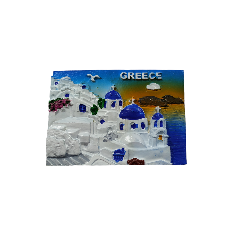 Tουριστικό μαγνητάκι Souvenir - Σετ 12pcs - Resin Magnet - Greece - 678268