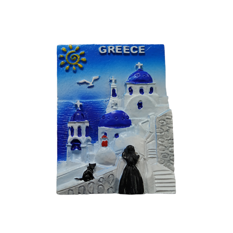 Tουριστικό μαγνητάκι Souvenir - Σετ 12pcs - Resin Magnet - Greece - 678269