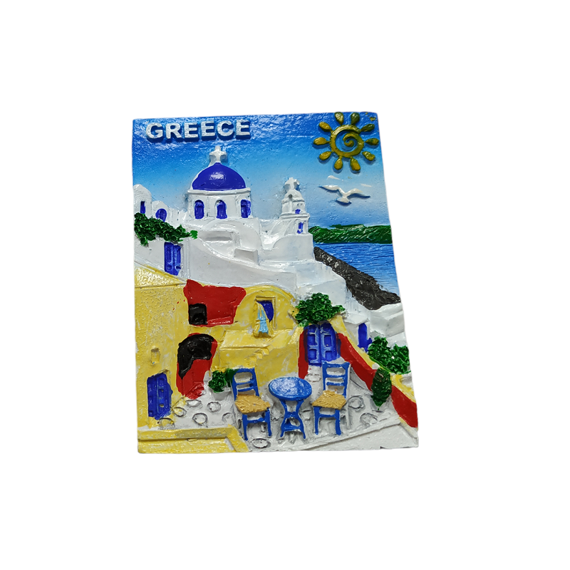 Tουριστικό μαγνητάκι Souvenir - Σετ 12pcs - Resin Magnet - Greece - 678270