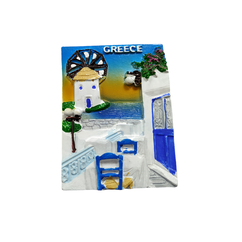 Tουριστικό μαγνητάκι Souvenir - Σετ 12pcs - Resin Magnet - Greece - 678271