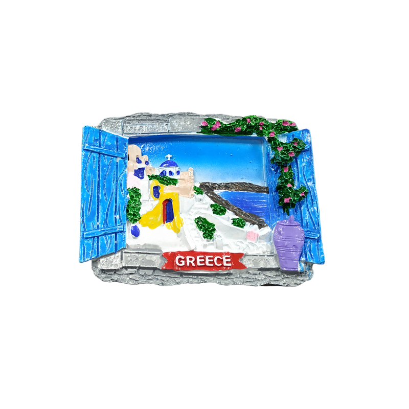 Tουριστικό μαγνητάκι Souvenir - Σετ 12pcs - Resin Magnet - Greece - 678272