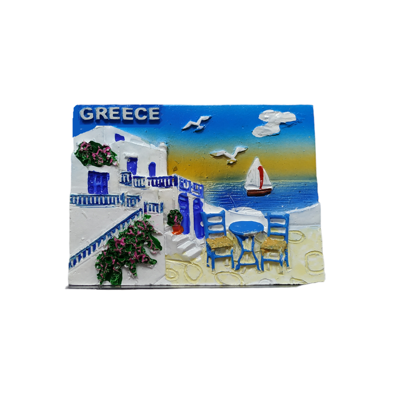 Tουριστικό μαγνητάκι Souvenir - Σετ 12pcs - Resin Magnet - Greece - 678273