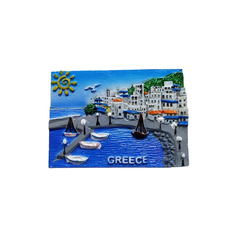 Tουριστικό μαγνητάκι Souvenir - Σετ 12pcs - Resin Magnet - Greece - 678275