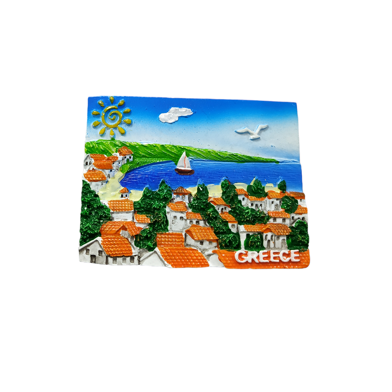 Tουριστικό μαγνητάκι Souvenir - Σετ 12pcs - Resin Magnet - Greece - 678276