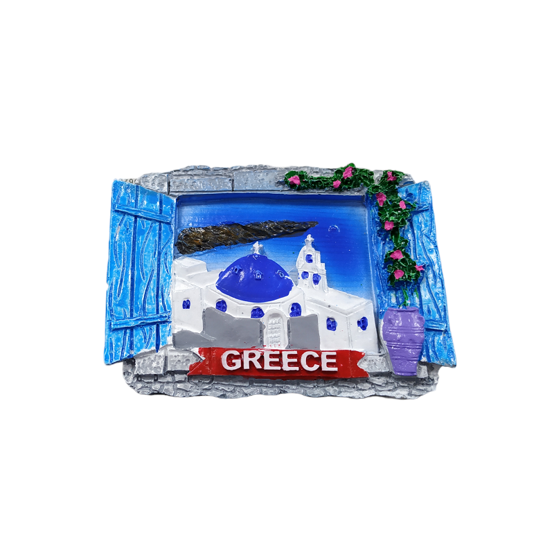 Tουριστικό μαγνητάκι Souvenir - Σετ 12pcs - Resin Magnet - Greece - 678279