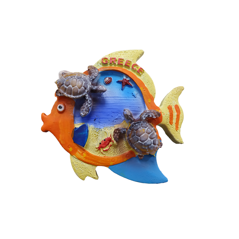 Tουριστικό μαγνητάκι Souvenir - Σετ 12pcs - Resin Magnet - Greece - 678290