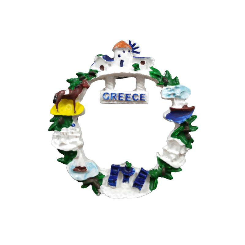 Tουριστικό μαγνητάκι Souvenir - Σετ 12pcs - Resin Magnet - Greece - 678292