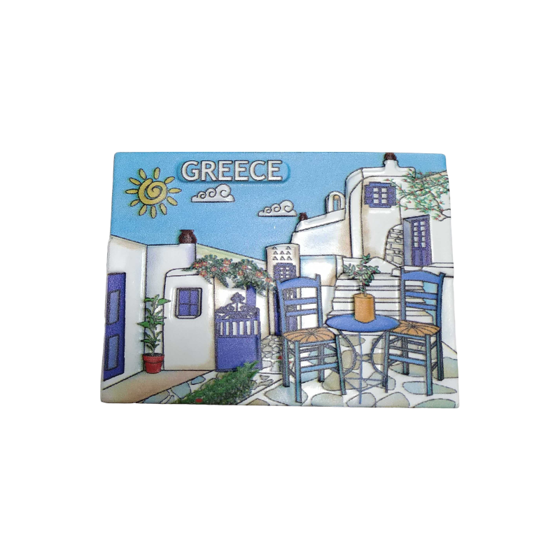 Tουριστικό μαγνητάκι Souvenir - Σετ 12pcs - Resin Magnet - Greece - 678318