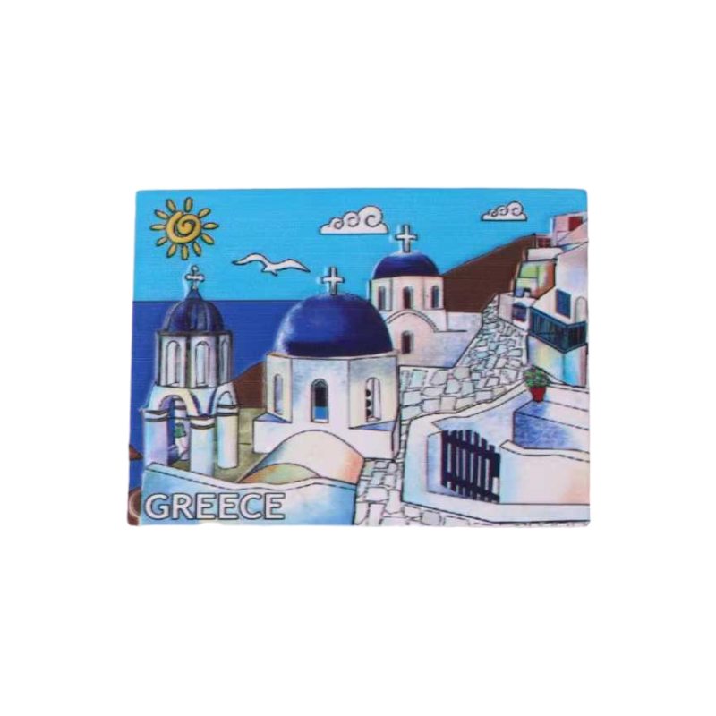 Tουριστικό μαγνητάκι Souvenir - Σετ 12pcs - Resin Magnet - Greece - 678324