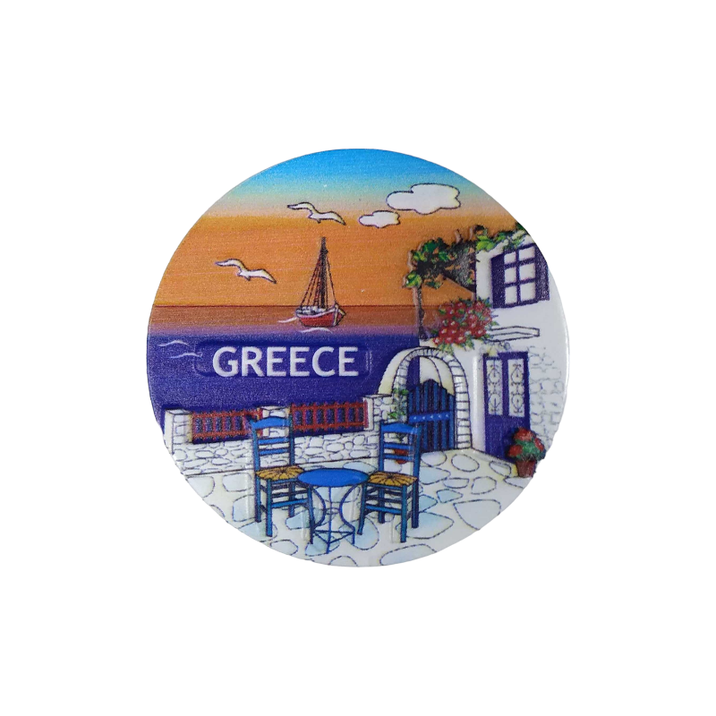 Tουριστικό μαγνητάκι Souvenir - Σετ 12pcs - Resin Magnet - Greece - 678329