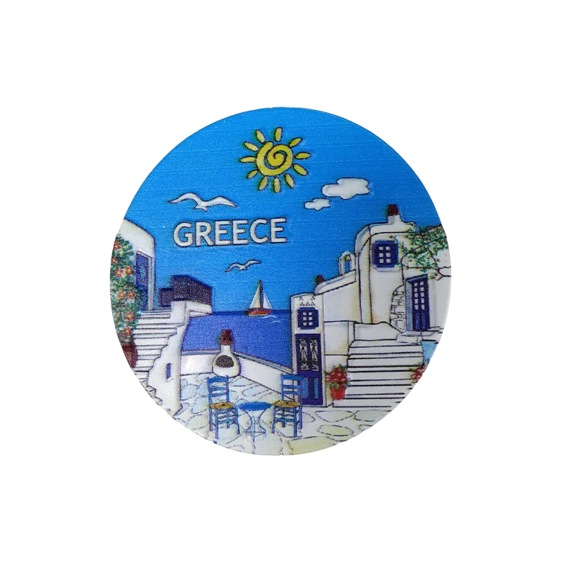 Tουριστικό μαγνητάκι Souvenir - Σετ 12pcs - Resin Magnet - Greece - 678330