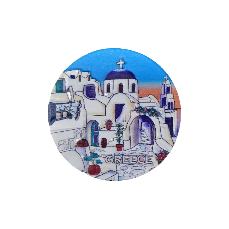Tουριστικό μαγνητάκι Souvenir - Σετ 12pcs - Resin Magnet - Greece - 678335