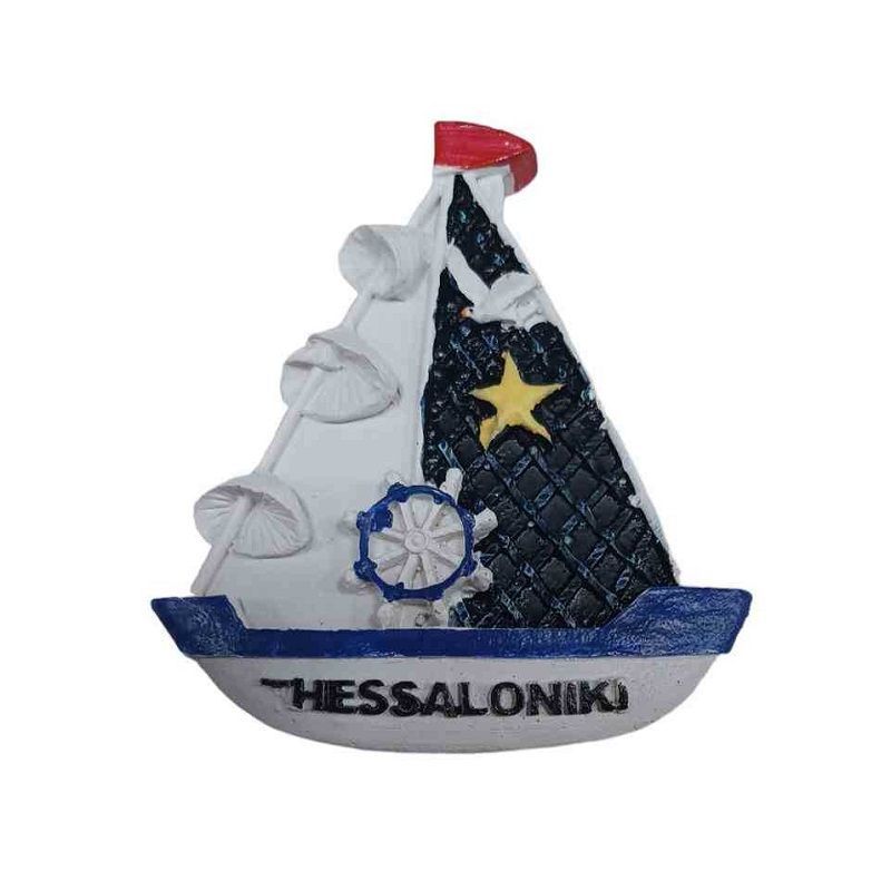 Tουριστικό μαγνητάκι Souvenir - Σετ 12pcs - Resin Magnet - Thessaloniki - 678366