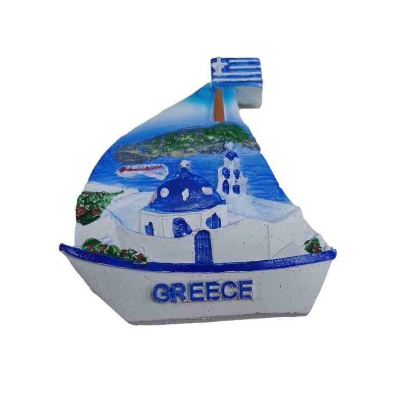 Tουριστικό μαγνητάκι Souvenir - Σετ 12pcs - Resin Magnet - Greece - 678367