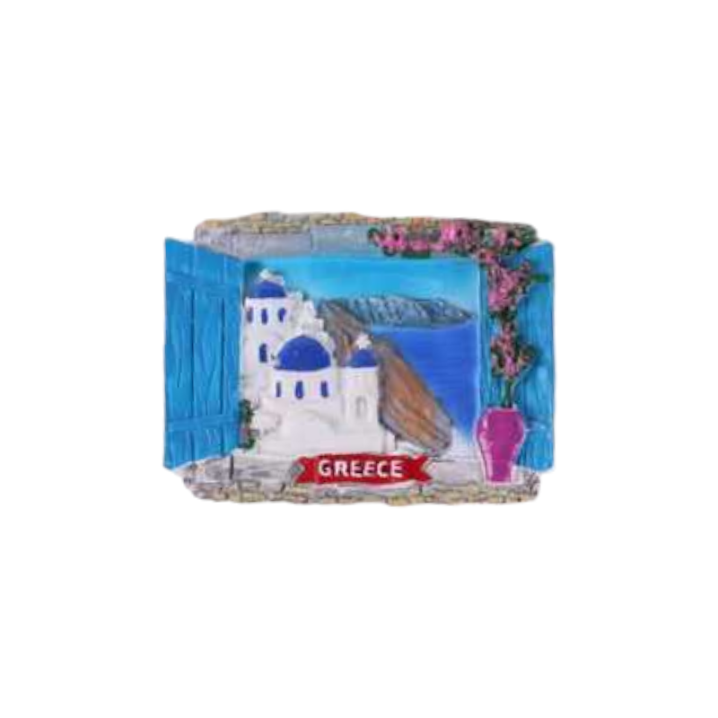 Tουριστικό μαγνητάκι Souvenir - Σετ 12pcs - Resin Magnet - Greece - 678384