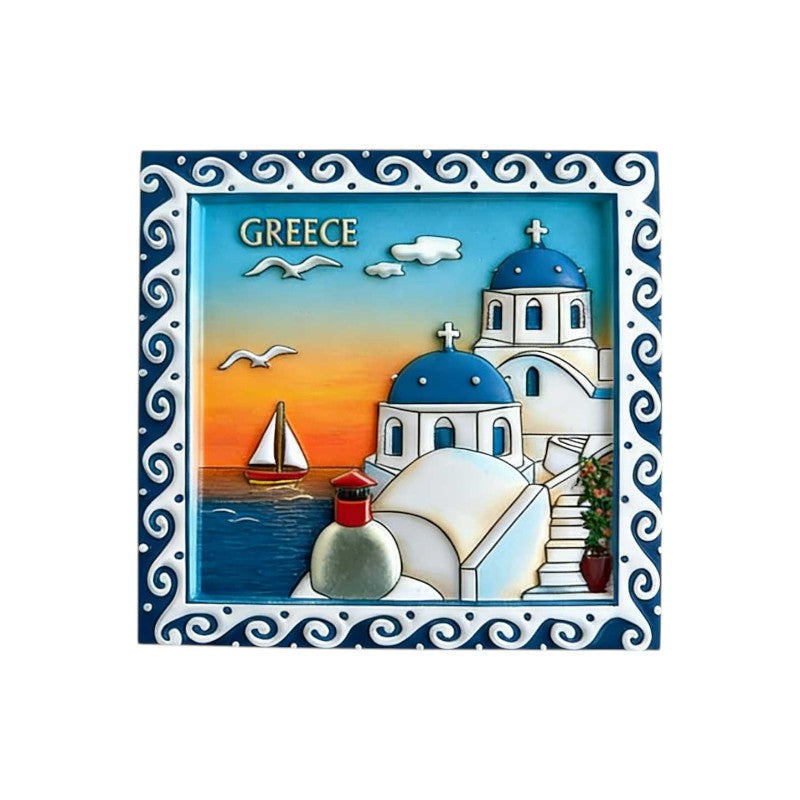 Tουριστικό μαγνητάκι Souvenir - Σετ 12pcs - Greece - 678503