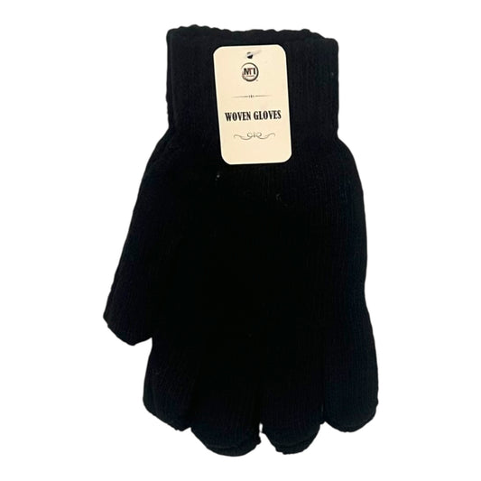 Men's Knitted Gloves Black