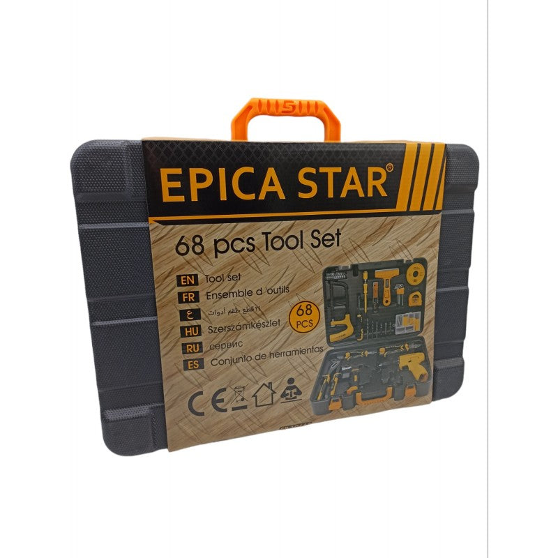 ΣΕΤ ΒΑΛΙΤΣΑΚΙ ΕΡΓΑΛΕΙΩΝ 68ΤΜΧ EPICA STAR EP-10663 ΕΡΓΑΛΕΙΑ > ΣΕΤ > ΕΡΓΑΛΕΙΟΘΗΚΕΣ