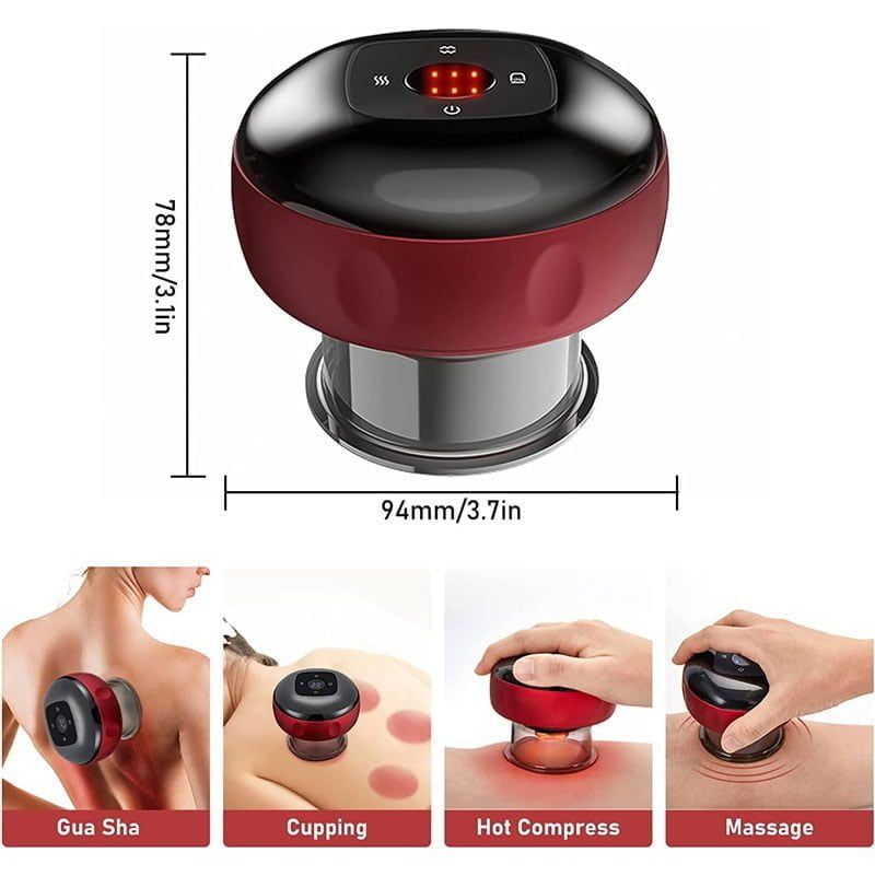 Συσκευή μασάζ - Intelligent Breathing Electric Cupping Massage
