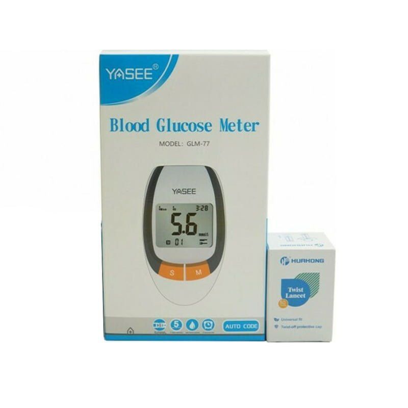Yasee GLM-77 Μετρητής Σακχάρου και νυστέρι - Blood glucose meter with twist lancet