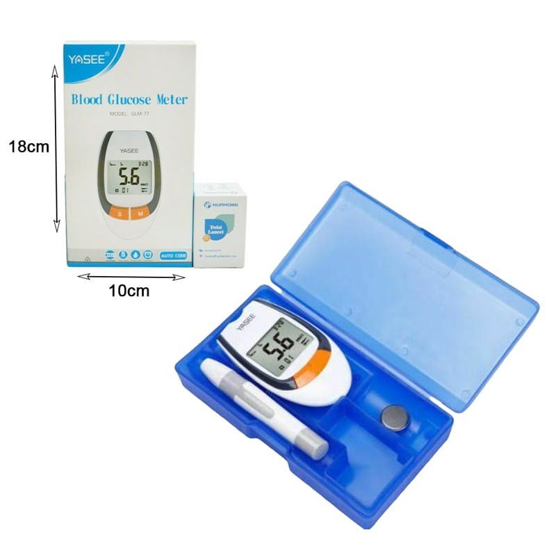 Yasee GLM-77 Μετρητής Σακχάρου και νυστέρι - Blood glucose meter with twist lancet