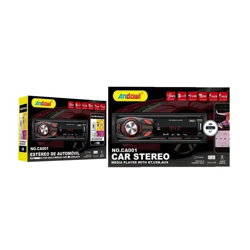 Andowl MP3 player αυτοκινήτου με είσοδο USB/SD/AUX CA001 - Car MP3 player