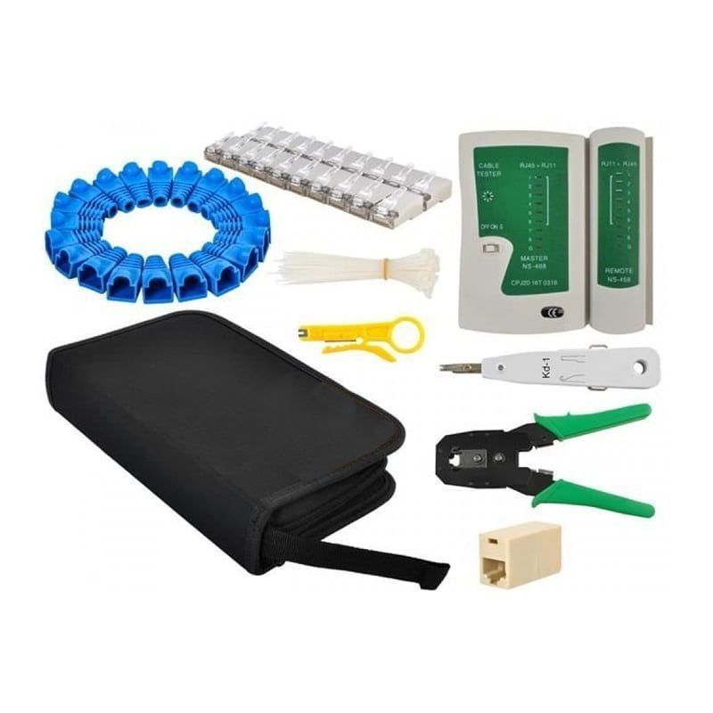 Σετ Εργαλείων Δικτύου 9 τεμαχίων - Network Tool Set Cable Tester Set - Angel shopping