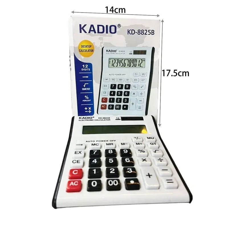 Kadio Αριθμομηχανή - Κομπιουτεράκι - Calculator KD-8825B - Angel shopping