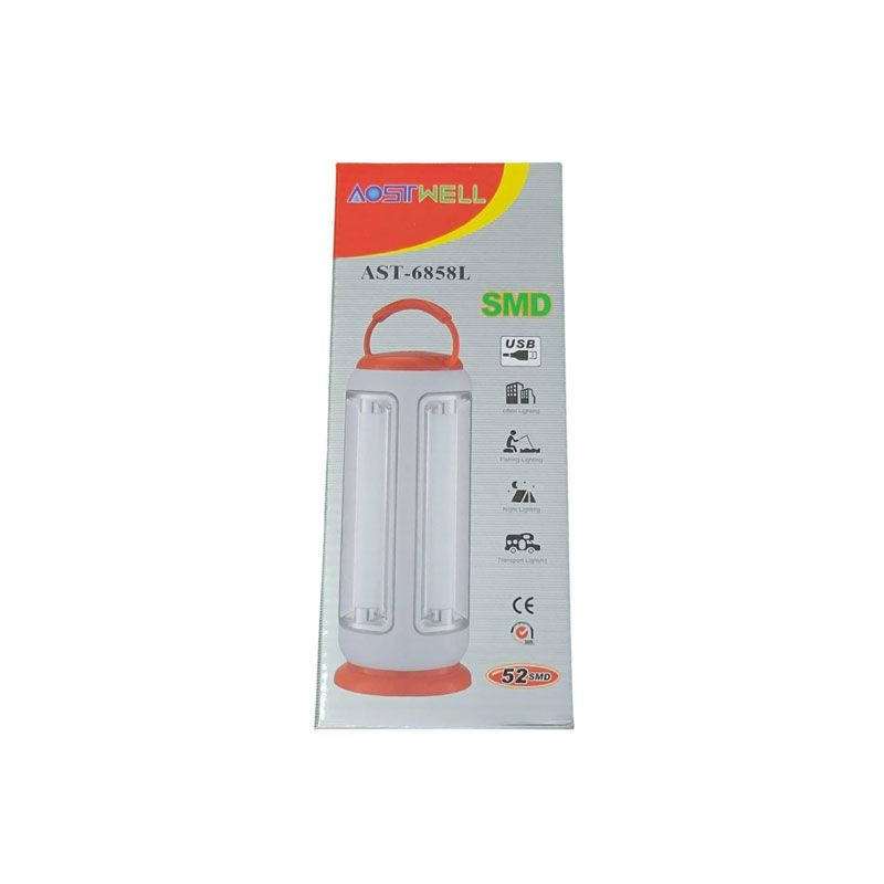 Επαναφορτιζόμενο φανάρι LED AST-6858 - Rechargeable LED Lantern