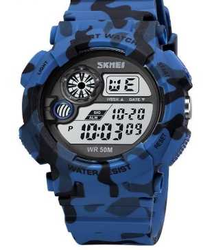 Ψηφιακό ρολόι χειρός - Skmei - 1718 - Army Blue