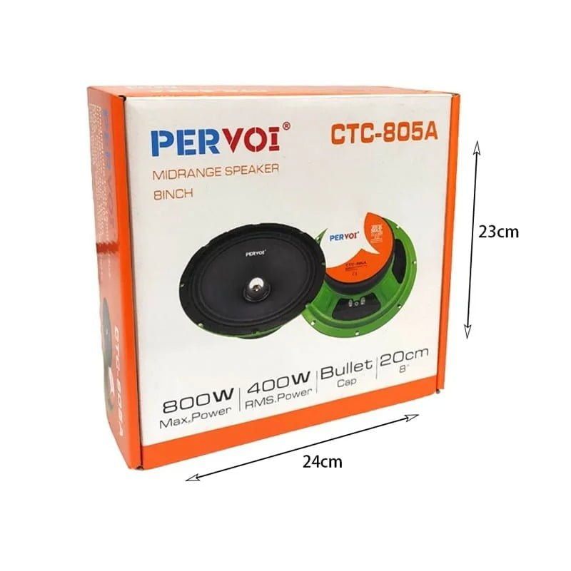 PerVoi Ηχείο Αυτοκινήτου Midrange 20cm 800W CTC-805A - Drive Midrange Car Speaker