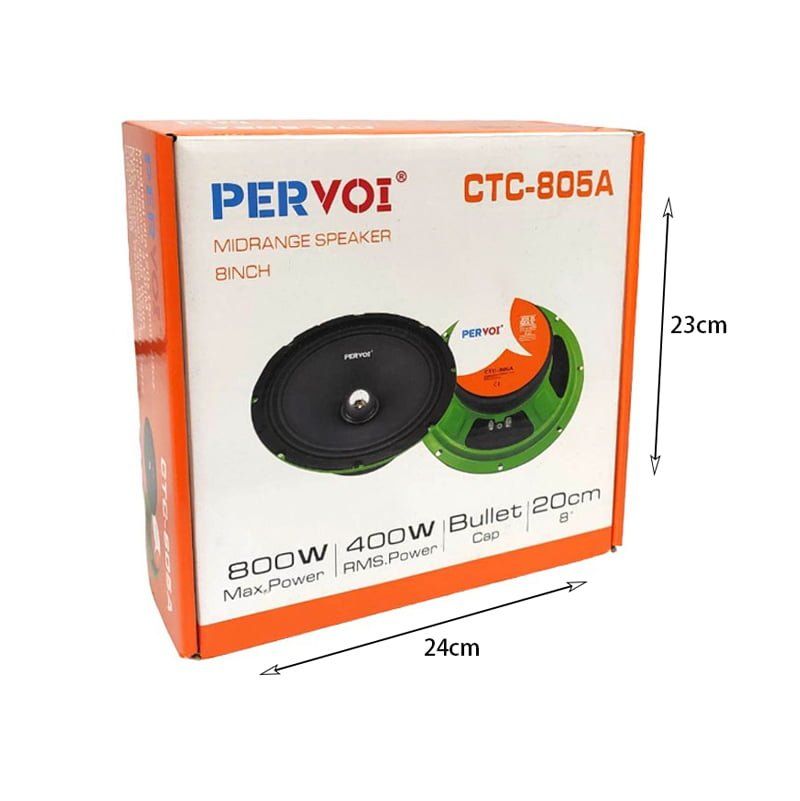 PerVoi Ηχείο Αυτοκινήτου Midrange 20cm 800W CTC-805A - Drive Midrange Car Speaker