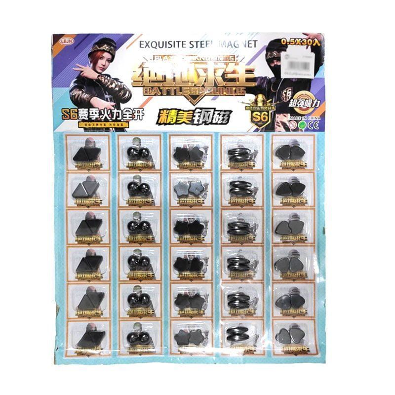 Μαγνητάκια 60τμχ - Exquisite steel magnets - Angel shopping