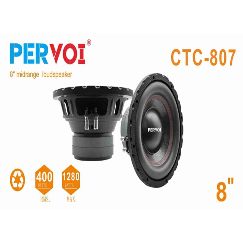 PerVoi Ηχείο Αυτοκινήτου 8" 1280W CTC-807 - Midrange speaker