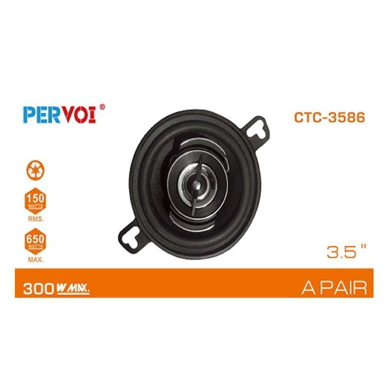 PerVoi Ηχείο Αυτοκινήτου 3.5" 300W CTC-3586 2τμχ - Midrange speaker
