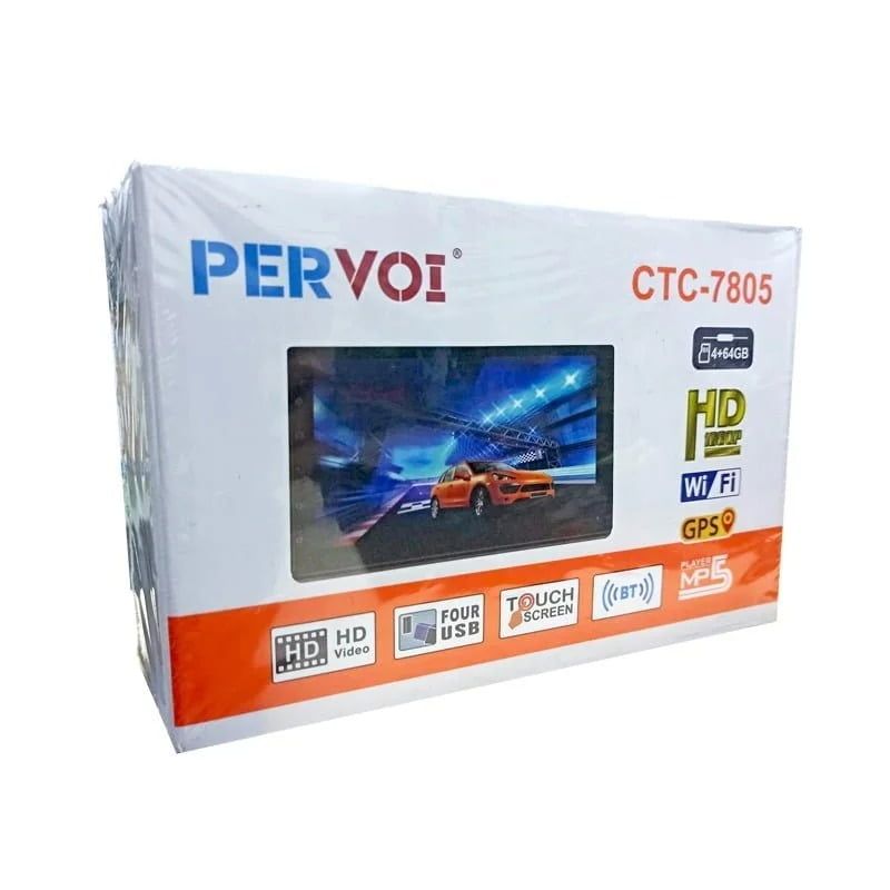 Pervoi Ηχοσύστημα Αυτοκινήτου 2DIN με Οθόνη Αφής 7" Android 10.0 (USB/AUX/GPS) CTC-7805 - Android 10.0 multimedia system CTC-7805