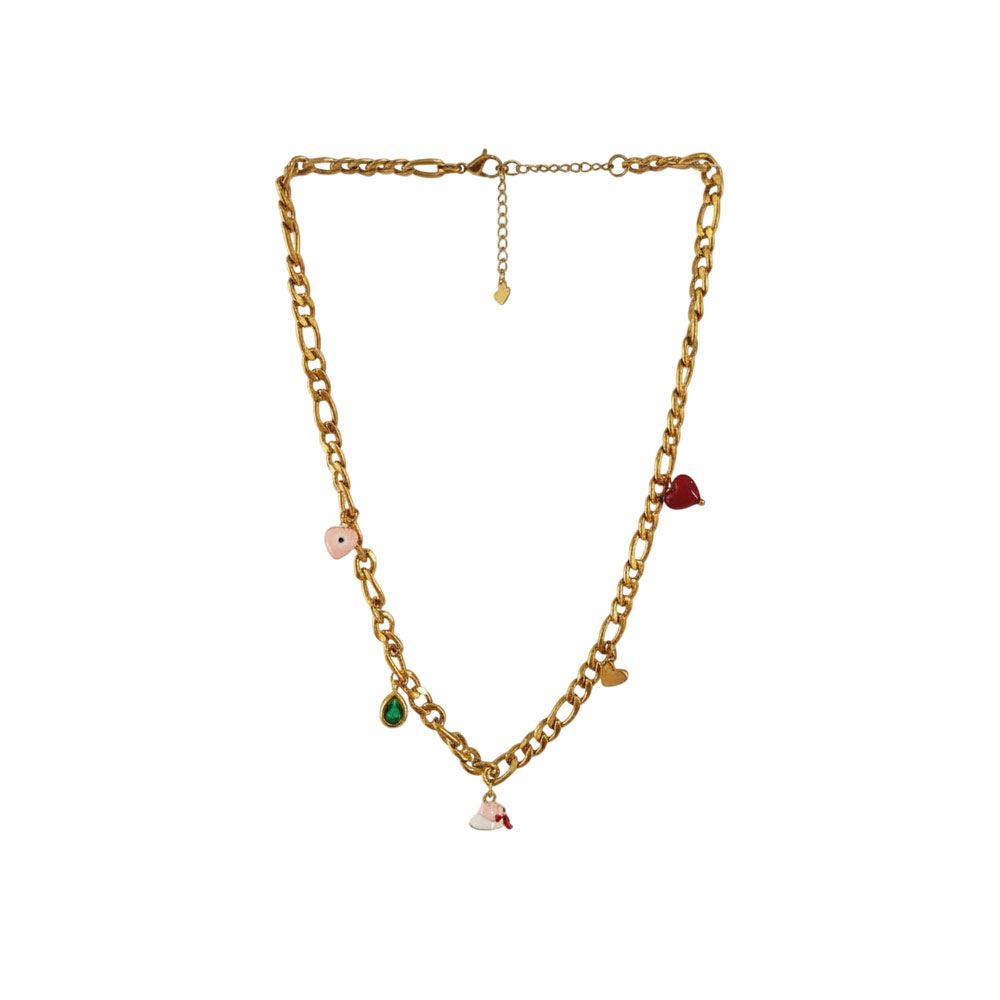 Κολιέ με πολύ charms