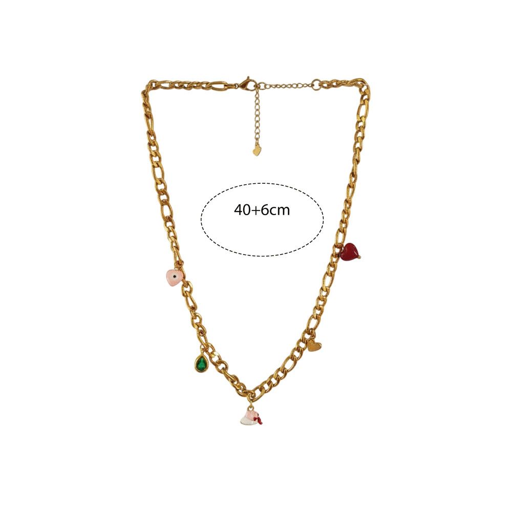 Κολιέ με πολύ charms