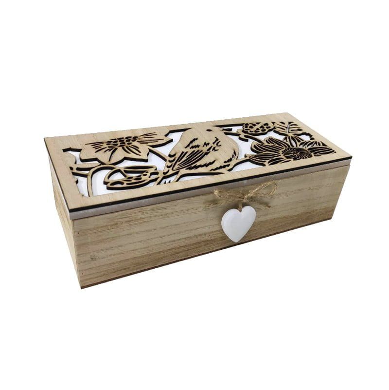 Ξύλινο αποθηκευτικό κουτί M145B - Wooden storage box