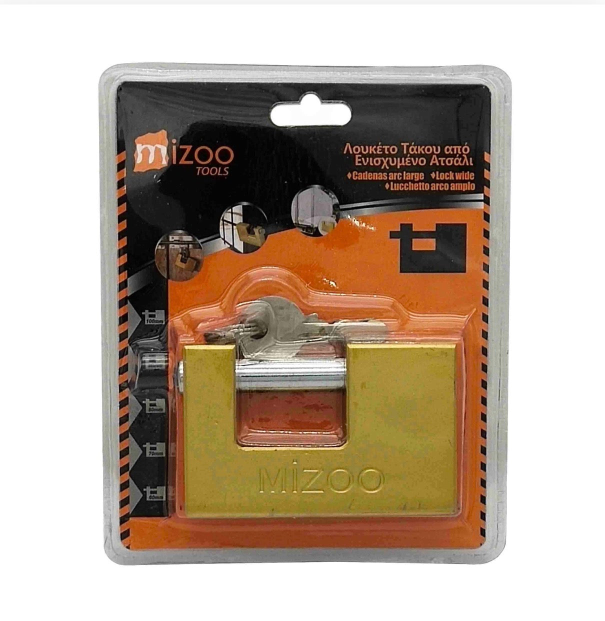 Mizoo Λουκέτο Τάκου 90mm 2380-64
