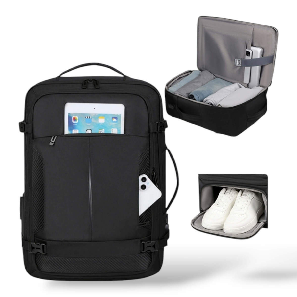 Backpack Waterproof 50lt Black