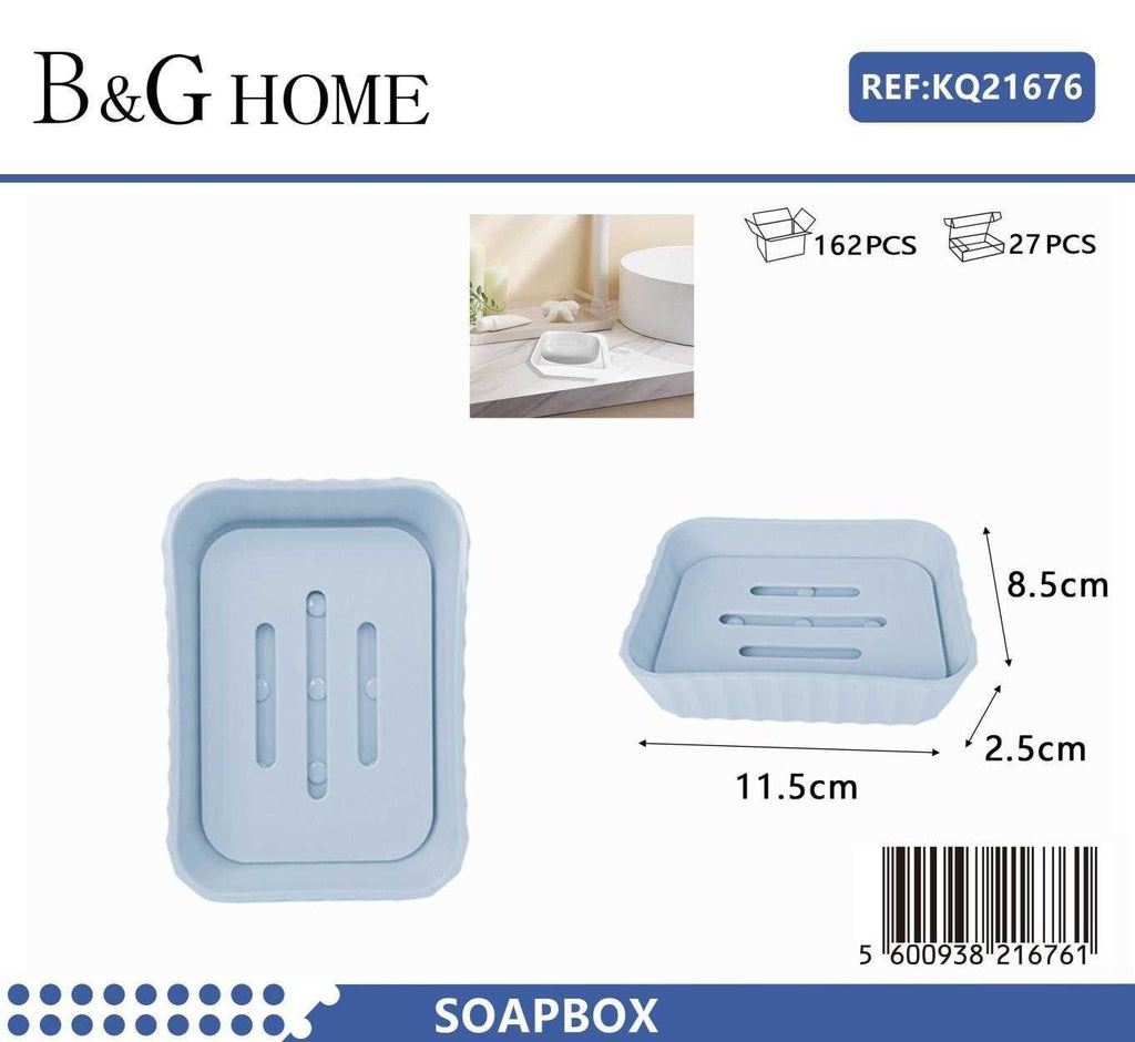 Σαπουνοθήκες μπάνιου πλαστικές - Σετ 5pcs - Light Blue - 21676