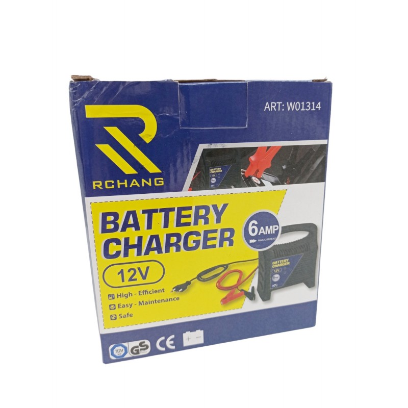 ΦΟΡΤΙΣΤΗΣ ΜΠΑΤΑΡΙΑΣ ΑΥΤΟΚΙΝΗΤΟΥ 6AMP 12V W01314 AUTO/MOTO > ΕΡΓΑΛΕΙΑ AUTO/MOTO