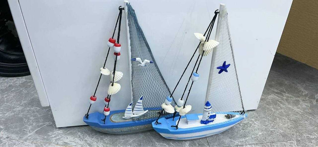 Διακοσμητικό Souvenir Καραβάκι - Σετ 2 τεμάχια - L2026-35AB - 125567