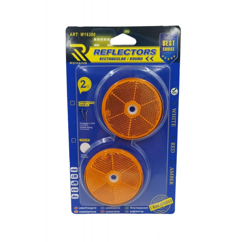 ΑΝΑΚΛΑΣΤΙΚΑ ΦΩΤΑΚΙΑ ΟΧΗΜΑΤΩΝ 6cm W16300-6 AUTO/MOTO > ΑΞΕΣΟΥΑΡ AUTO/MOTO