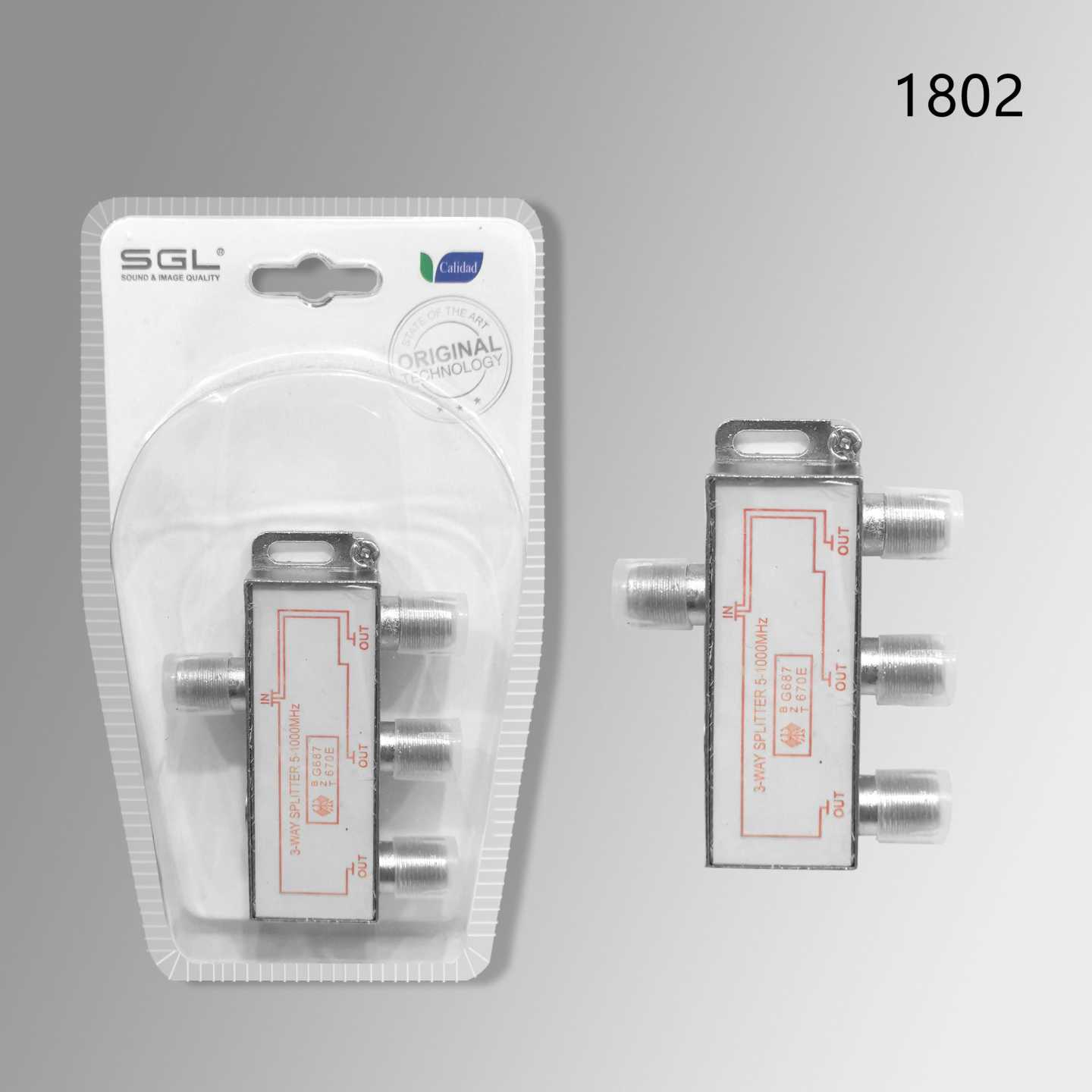 Διακλαδωτής σύνδεσης κεραίας TV - 3Way Splitter - 1802 - 098500