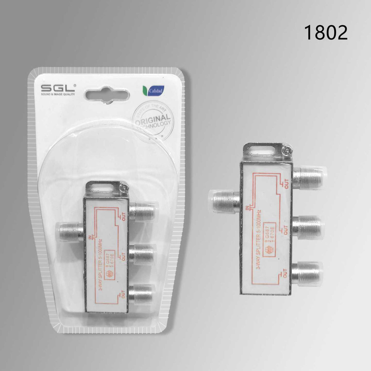 Διακλαδωτής σύνδεσης κεραίας TV - 3Way Splitter - 1802 - 098500