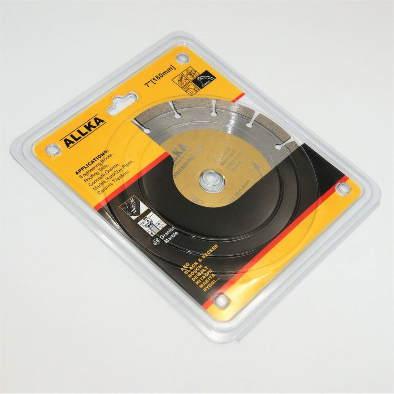 ΔΙΣΚΟΣ ΚΟΠΗΣ 7''/180mm ALLKA TO-8769 ΕΡΓΑΛΕΙΑ > ΔΙΑΦΟΡΑ > ΤΡΟΧΟΙ & ΔΙΣΚΟΙ